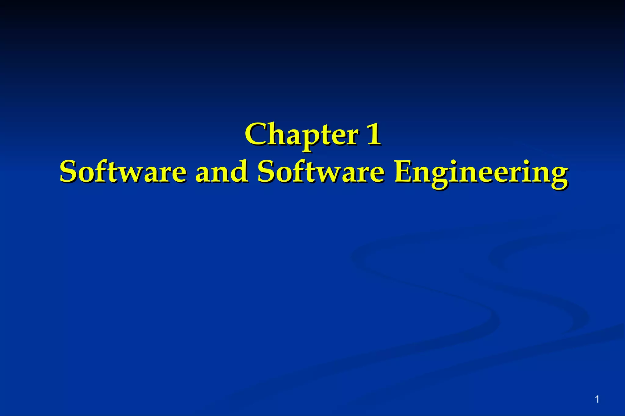 Ch01 software and software engineering | PPT | Computer Software and ...