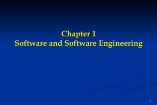 Ch01 software and software engineering | PPT | Computer Software and ...