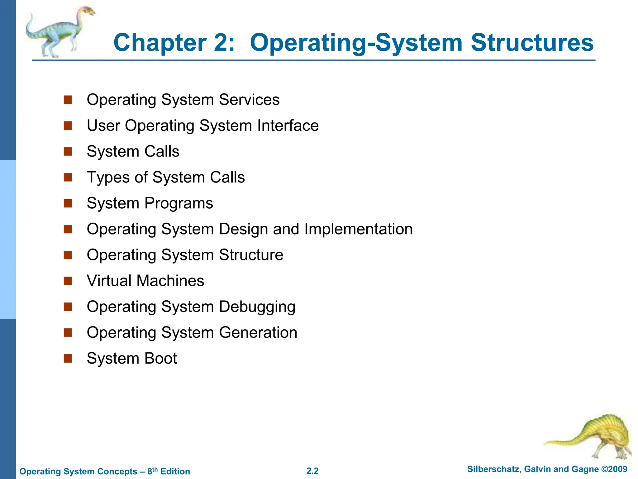 Operating System- Structures of Operating System | PPT