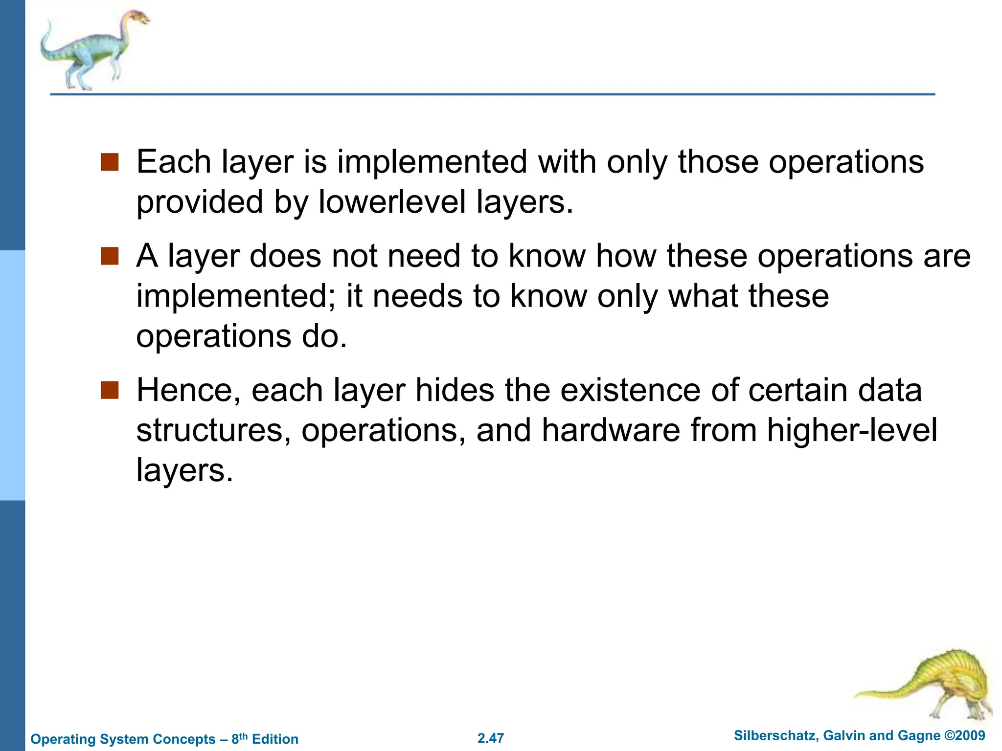 Operating System- Structures of Operating System | PPT | Operating ...