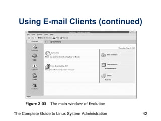 Using E-mail Clients (continued) 