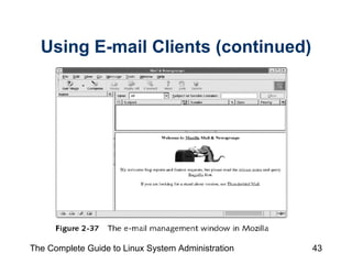 Using E-mail Clients (continued) 