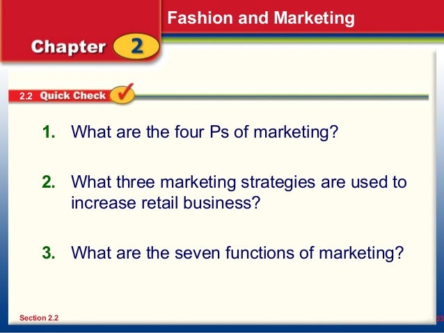Seven Functions of Marketing?