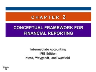 Kieso Ch02 Conceptual Framework for Financing Reporting | PPT