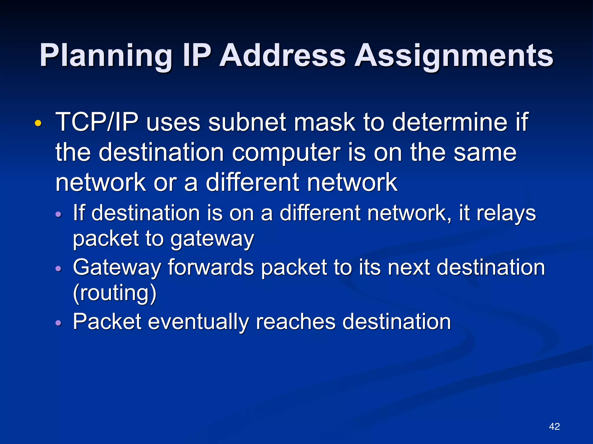 Ch 2: TCP/IP Concepts Review | PDF