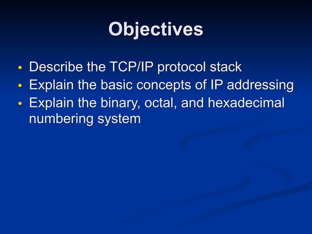 Ch 2: TCP/IP Concepts Review | PDF
