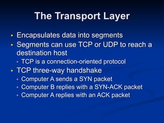 Ch 2: TCP/IP Concepts Review | PDF