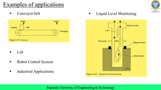 21
Examples of applications
 Conveyor belt  Liquid Level Monitoring
 Lift
 Robot Control System
 Industrial Applications
 