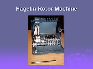 Hagelin Rotor Machine
 