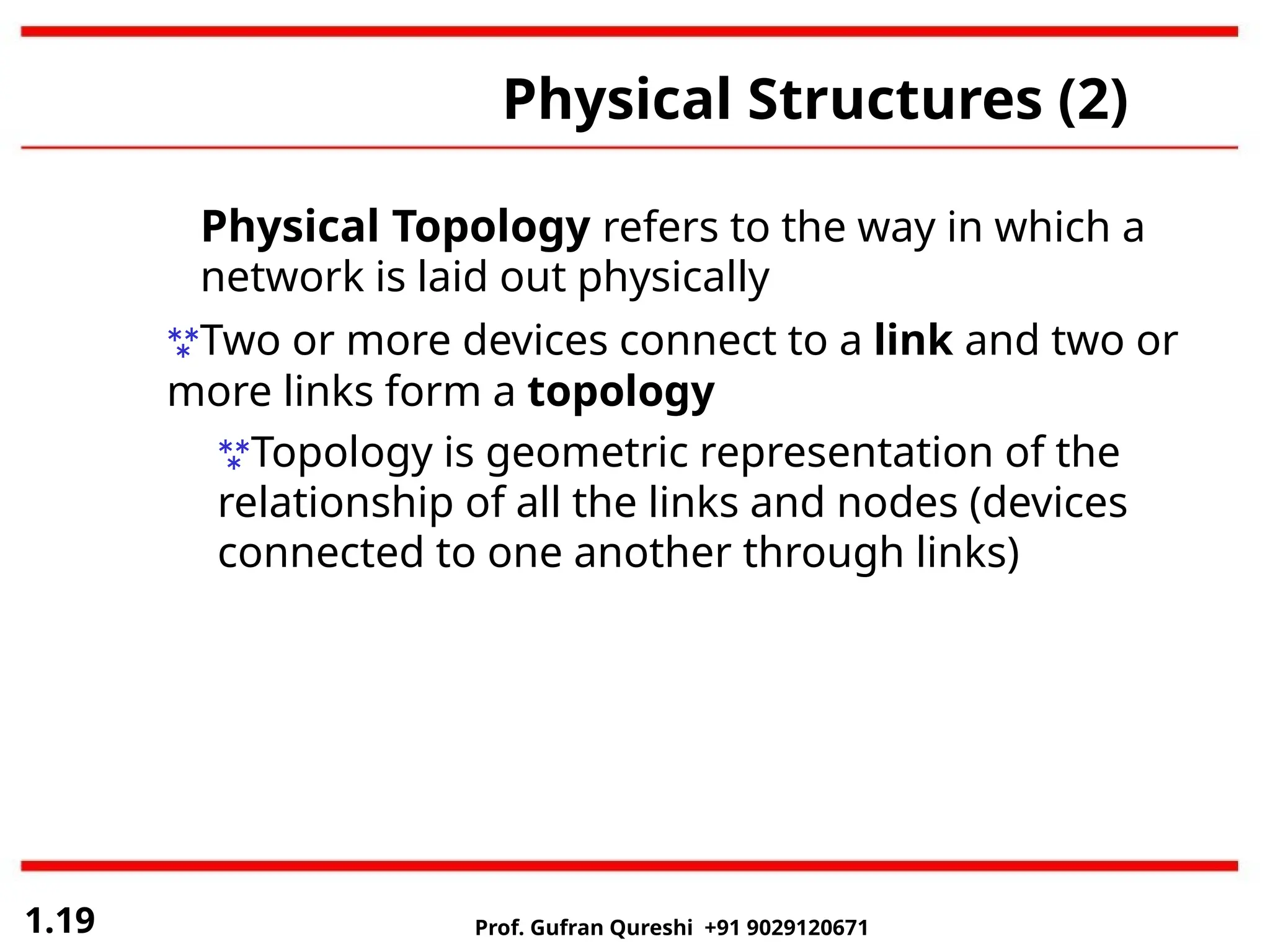 Introduction to Topology of Computer Networkds | PPT