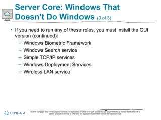 MCSA 70-740 Chapter 2: Installing Windows Server 2016 | PPTX