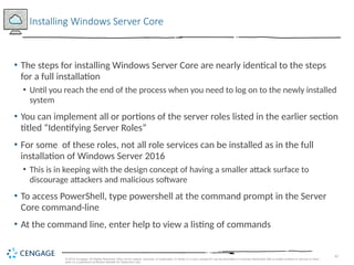 Hands-On Microsoft Windows Server 2016 presentation | PPTX