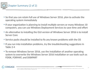 Hands-On Microsoft Windows Server 2016 presentation | PPTX