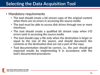 Comprehensive Guide to Digital Data Acquisition in Forensics | PDF