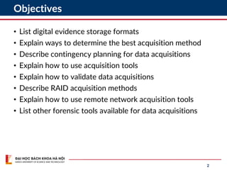 Comprehensive Guide to Digital Data Acquisition in Forensics | PDF