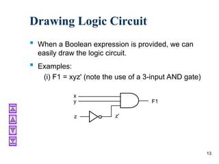 boolean algebra and logic gates of digital logic design.ppt