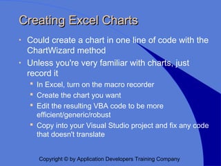 Working with the Microsoft Office Object Models | PPT