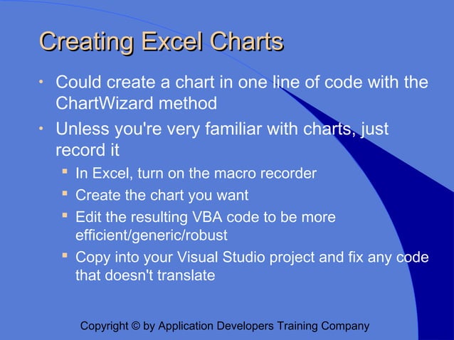 Working with the Microsoft Office Object Models | PPT