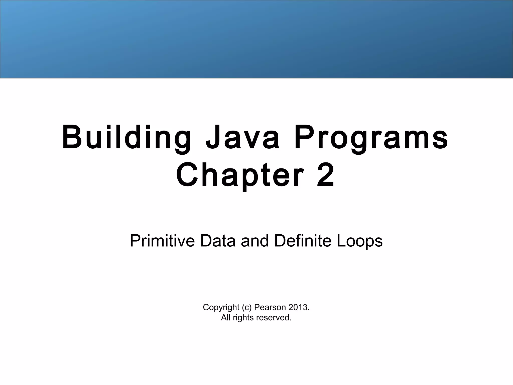Ch02 primitive-data-definite-loops | PPT | Programming Languages ...