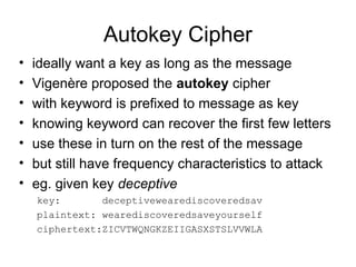 Cryptography - Symmetric Encryption Ciphers | PPT