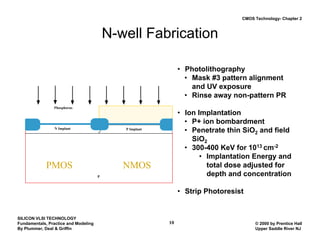 Comprehensive CMOS Technology Process Flow and Fabrication Techniques | PDF
