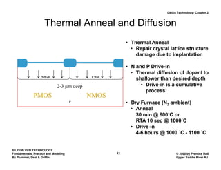 Comprehensive CMOS Technology Process Flow and Fabrication Techniques | PDF