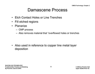 Comprehensive CMOS Technology Process Flow and Fabrication Techniques | PDF