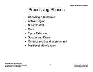 Comprehensive CMOS Technology Process Flow and Fabrication Techniques | PDF