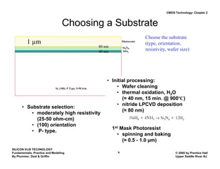 Comprehensive CMOS Technology Process Flow and Fabrication Techniques | PDF