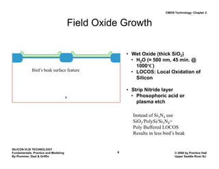 Comprehensive CMOS Technology Process Flow and Fabrication Techniques | PDF