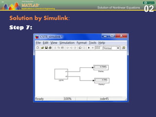 02Solution of Nonlinear Equations
Solution by Simulink:
Step 7:
36
 