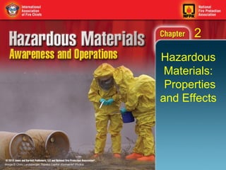 2
Hazardous
 Materials:
 Properties
and Effects
 