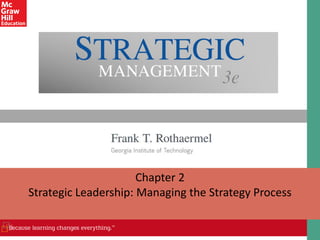 Chapter 2
Strategic Leadership: Managing the Strategy Process
 