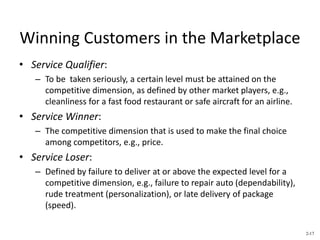Competitive Service Performance Levels Example service strategy | PPTX