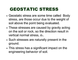 Goe tech. engg. Ch# 02 strss distribution | PDF