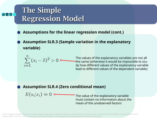 simple linear regression | learn simple linear... Ch_02_The Simple Linear Regression Model.ppt