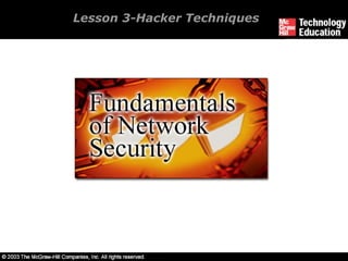 Lesson 3-Hacker Techniques 