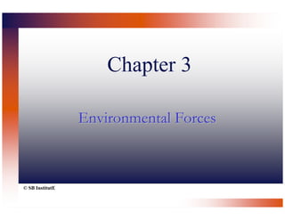 Chapter 3

                 Environmental Forces



© SB InstitutE
 