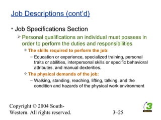 Chapter 03 Job Analysis, Employee Involvement, and Flexible Work ...