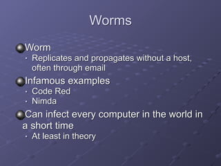 Ch 3: Network and Computer Attacks | PDF