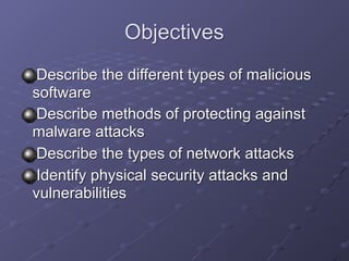 Ch 3: Network and Computer Attacks | PDF