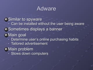Ch 3: Network and Computer Attacks | PDF