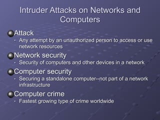 Ch 3: Network and Computer Attacks | PDF