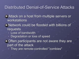 Ch 3: Network and Computer Attacks | PDF