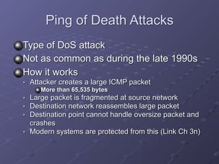 Ch 3: Network and Computer Attacks | PDF