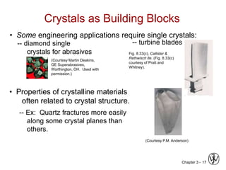 Chapter 3 - crystal structure and solid state physics | PPT