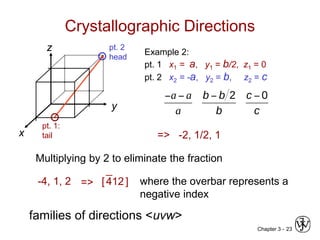 Chapter 3 - crystal structure and solid state physics | PPT