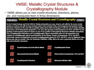 Chapter 3 - crystal structure and solid state physics | PPT