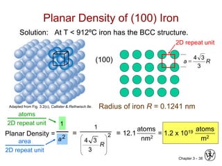 Chapter 3 - crystal structure and solid state physics | PPT