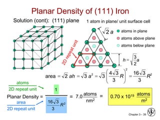 Chapter 3 - crystal structure and solid state physics | PPT